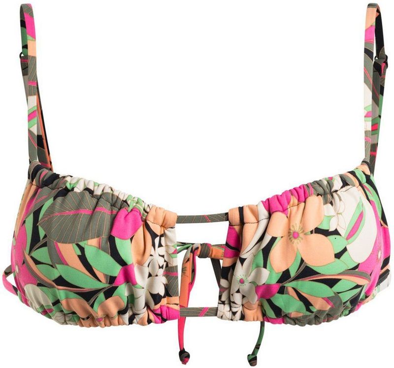 ROXY - PT Beach Classics - Bralette Bikinitop - Zwart - Gerecycled Nylon - Verstelbare Bandjes