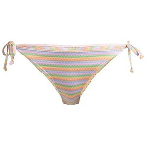 Roxy Womens Wavy Stripe Cheeky Tie Side Bikinibroekje (Dames |meerkleurig)