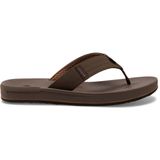 Quiksilver - Rivi - Beach Flip-Flops - Zwart - Veganistisch Synthetisch Leder