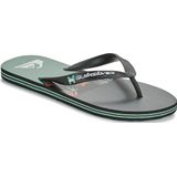 Quiksilver Heren Molokai Stripe Sandalen, zwart/groen, 41 EU, Zwart Zwart Groen, 41 EU