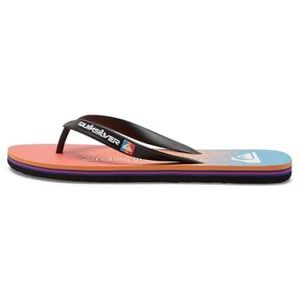 Quiksilver Heren Molokai Art II sandalen, blauw/oranje, 42 EU, Blauw Oranje, 42 EU