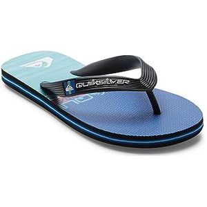 Quiksilver Molokai Art II Youth. Herensandalen, Zwart, blauw en blauw