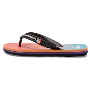 Quiksilver Heren Molokai Art II Youth. Sandaal, Blauw Oranje, 34