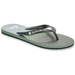 Quiksilver Heren Molokai Stripe Sandalen, zwart/grijs/groen, 44 EU, Zwart Grijs Groen, 44 EU