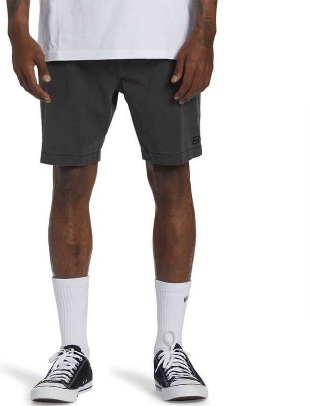 Bermuda - Washed Black - Katoen/Polyester/Elastaan