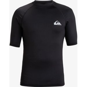 Quiksilver UV surf T shirt voor heren Everyday Korte mouw UPF50+ Zwart