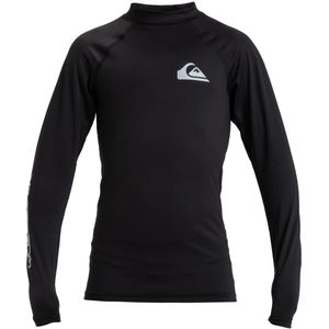 Quiksilver - Upf50 Rashguard - Sportshirt - Zwart - Gerecycled Polyester-Elastaan