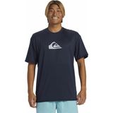 Quiksilver - Alledaagse Surf - Korte Mouw Rash Guard - Zwart - UPF 50