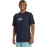 Quiksilver - Alledaagse Surf - Korte Mouw Rash Guard - Zwart - UPF 50