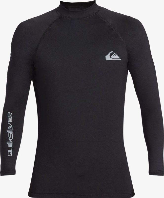 Quiksilver - Everyday - UV-Surf T-shirt - Zwart - UPF50+ - Gerecycled Polyester-Elastaanmengsel