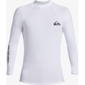 Quiksilver - Everyday - UV-Surf T-shirt - Lange Mouw - Wit - Gerecycled Polyester-Elastaanmengsel