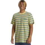 Quiksilver - Tube Stripe - T-shirt - Mellow Yellow - 100% Katoen