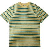 Quiksilver - Tube Stripe - T-shirt - Mellow Yellow - 100% Katoen