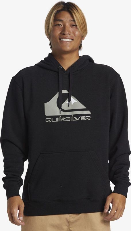Quiksilver Big Logo Hoodie Zwart Man