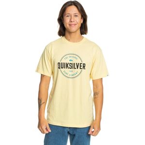 Quiksilver - Circle Up - T-shirt - Geel