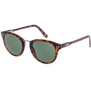 Roxy Junipers gepolariseerde ERJEY03108 zonnebril voor dames, Bruin - Tortoise Bruin/Green Plz, One Size