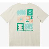 Quiksilver - T-shirt - Stof Geverfd - 100% Biologisch Katoen