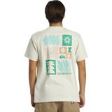 Quiksilver - T-shirt - Stof Geverfd - 100% Biologisch Katoen