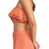 Roxy - Golden Tropic Top - Oranje - Strapless Top