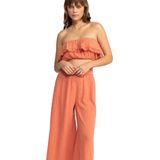 Roxy - Golden Tropic Top - Oranje - Strapless Top