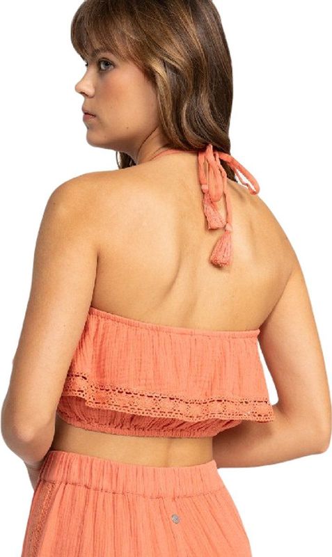 Roxy - Golden Tropic Top - Oranje - Strapless Top