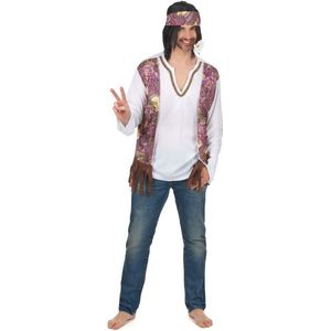 Dames Suède mouwloos vest met franjes Jaren '70 Hippie Jas Tanktop