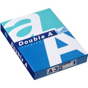 Double A - A3-formaat - Doos 5x500 vel - Printpapier 80g