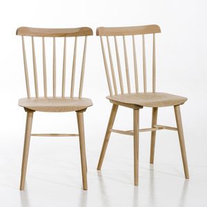 Set van 2 stoelen, Ivy AM.PM. Hout materiaal. Maten set van 2. Kastanje kleur