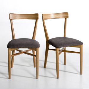 Set van 2 stoelen, Bree AM.PM. Hout materiaal. Maten één maat. Beige kleur