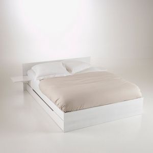 Bed met lattenbodem, lade en legplanken, Crawley