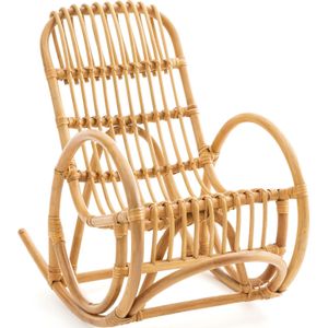 Rocking chair voor kinderen in rotan, Malu