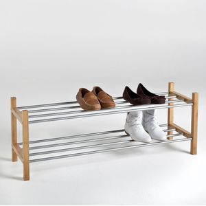 Opbergsysteem voor schoenen Bamboo, 2 planken