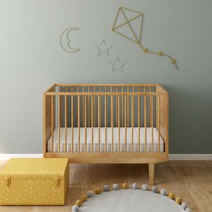 Babymatras bi-comfort mousse evenwichtig/stevig LA REDOUTE INTERIEURS.  materiaal. Maten 60 x 120 cm. Wit kleur