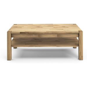 Adelita - Salontafel - Geolied Eikenhout - Beige - 2 Plateaus