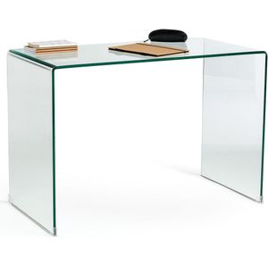 Consolebureau van gehard glas Joan