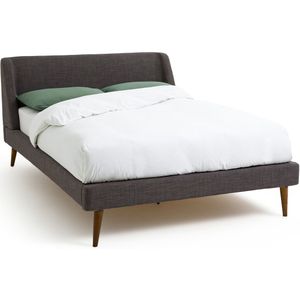 Bed Semeon LA REDOUTE INTERIEURS. Stof materiaal. Maten 140 x 190 cm. Grijs kleur