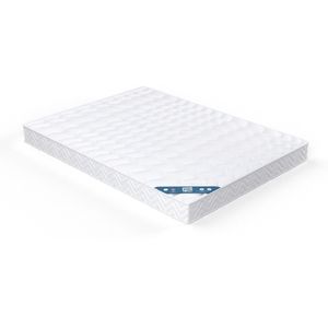 Koudschuim matras + visco, groot stevig luxe comfort LA REDOUTE INTERIEURS.  materiaal. Maten 2 x 70 x 190 cm. Wit kleur
