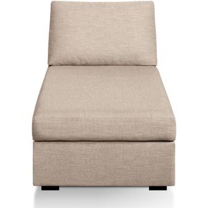 Mêlee longchair, bultex comfort, Robin LA REDOUTE INTERIEURS. Katoen materiaal. Maten omkeerbare hoek. Beige kleur