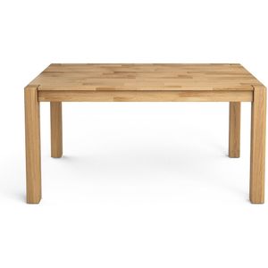 Tafel in eik, 2 verlengstukken, Adelita LA REDOUTE INTERIEURS. Hout materiaal. Maten 8 personen. Kastanje kleur