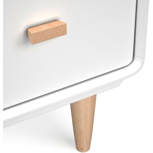 LA REDOUTE INTERIEURS - Jimi - Ladekast - Wit - MDF met Nicrocellulose Lak