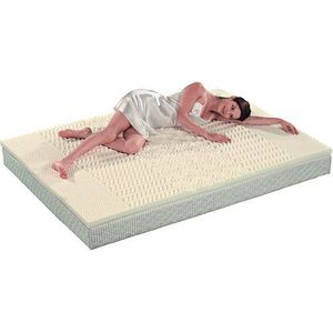 LA REDOUTE INTERIEURS Anatomische topdekmatras 160x200 cm - Relaxerend in polyether mousse - Geel kleur