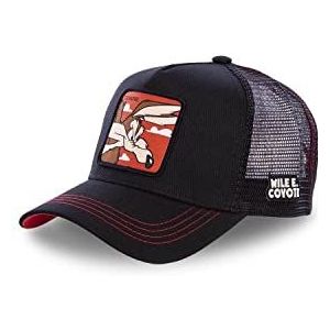 Capslab Wile E. Coyote Trucker Cap Looney Tunes Black - One-Size