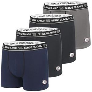 Serge Blanco Boxershorts SER/1BCX4 – 4 stuks – heren, Olcla/G, XXL
