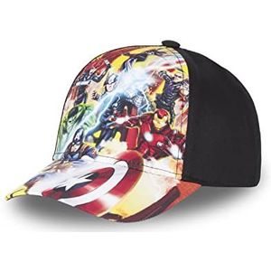 Marvel Mar5 Baseball Cap voor jongens, zwart.