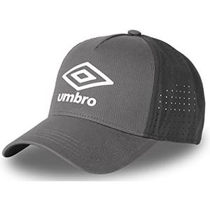 Umbro Cap voor dames en heren, verstelbaar, truckmuts, zacht, sportief en origineel, Grijs, One size