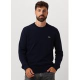 Lacoste - Heren Sweater - Blauw - Katoen - Krokodillenlogo