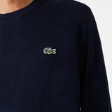 Lacoste - Heren Sweater - Blauw - Katoen - Krokodillenlogo
