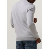 Lacoste - Monochrome Katoenen Crewneck Sweater - Lichtgrijs Melange - Herentrui