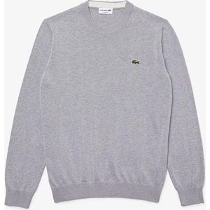 Lacoste - Pullover - Grijs - Katoen - Ronde Hals