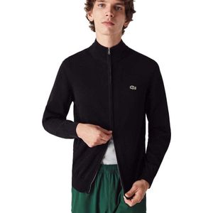 Lacoste A Zip through sweater - black